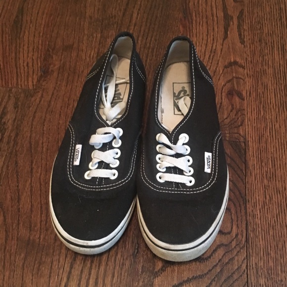 womens black vans size 5.5